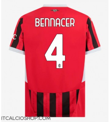 AC Milan Ismael Bennacer #4 Prima Maglia 2024-25 Manica Corta